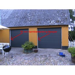 55 mm karmbekldning til Ledhejseporte