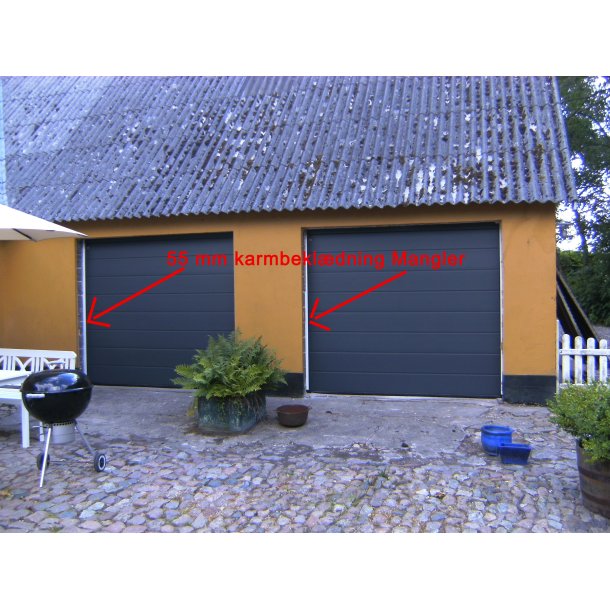 55 mm karmbekldning til Ledhejseporte