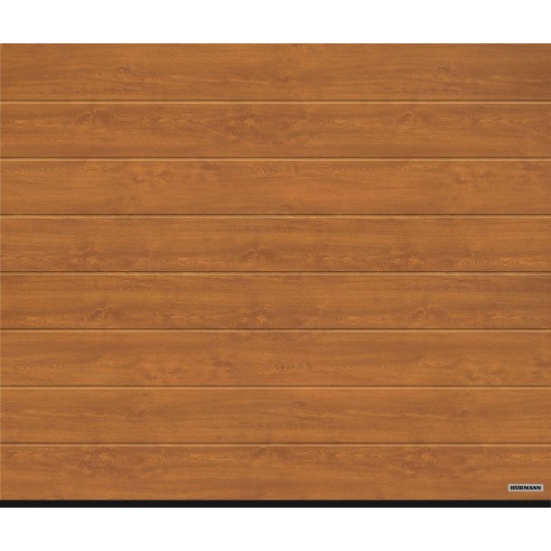 Hørmann Garageports Tilbud med M-profil og Woodgrain i 23 størrelser