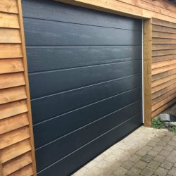 Hørmann Garageports Tilbud med M-profil og Woodgrain i 23 størrelser